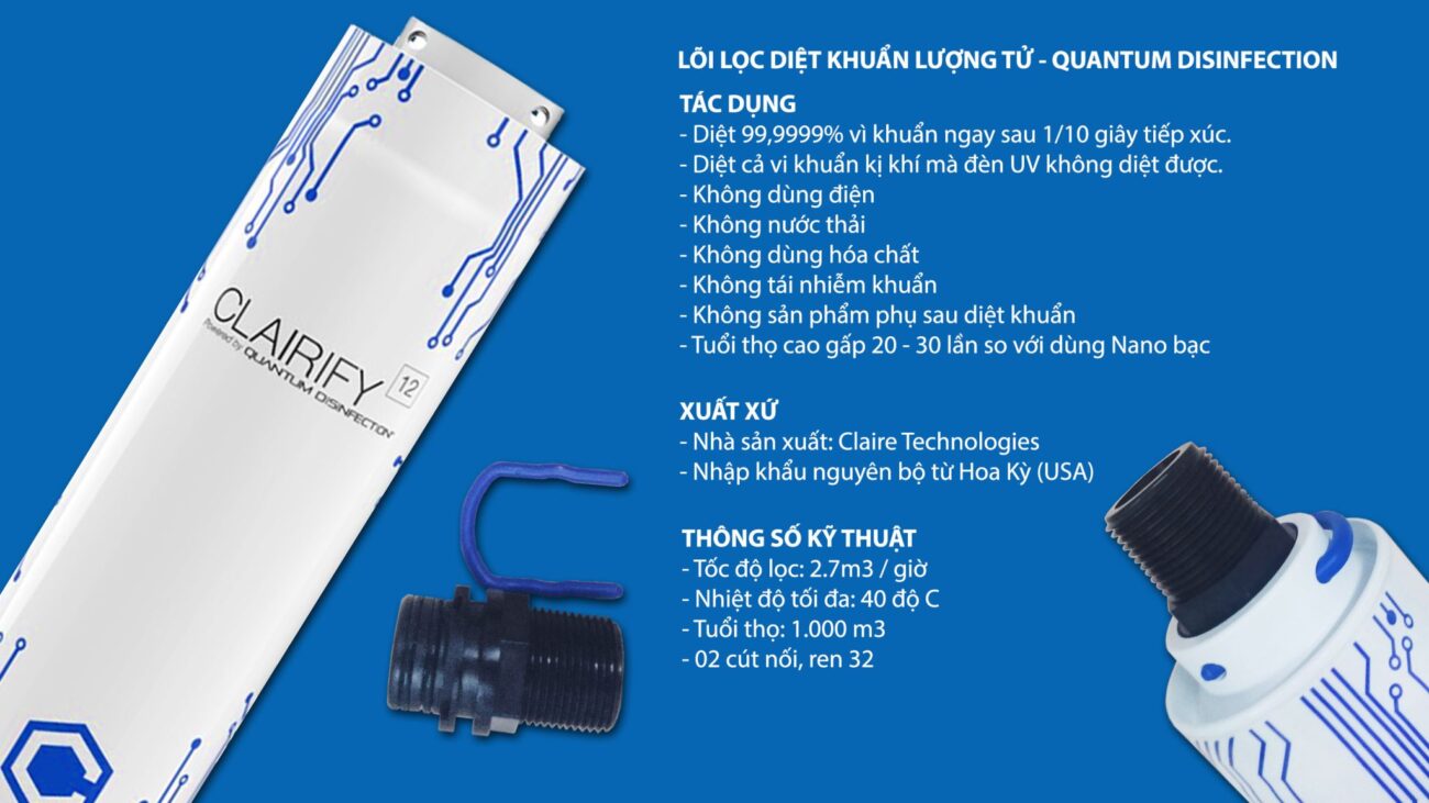 Lõi lọc diệt khuẩn lượng tử